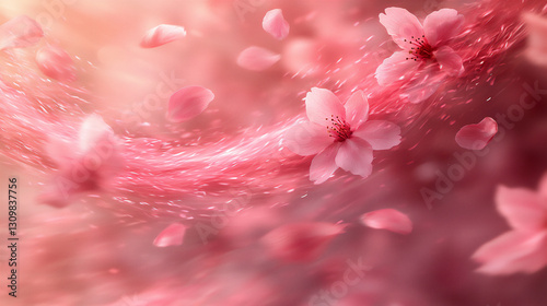  whirlwind cherry blossom petals