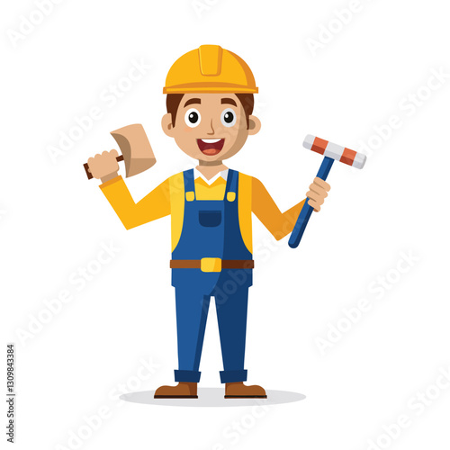 Labour Day concept vector illustration. labour day celebration design