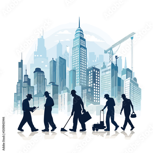 Labour Day concept vector illustration. labour day celebration design