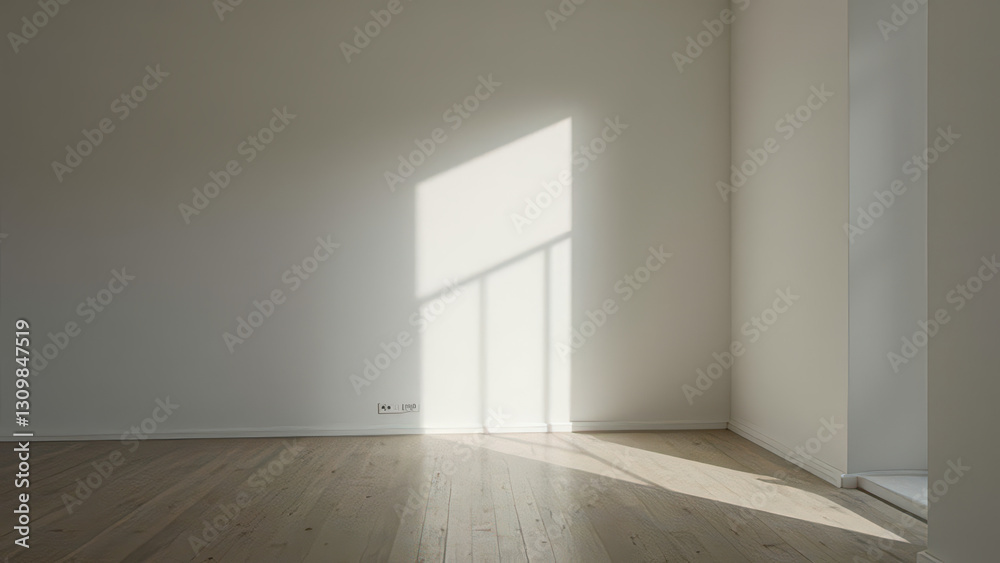 Fototapeta premium Embrace the Light: Serenity in Minimalism