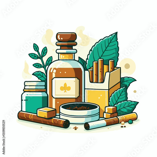 tobacco, nicotine, cigarette, health, background, cigar, smoke, cancer, leaf, addiction, risk, narcotic, unhealthy, toxic, plant, danger, industry, natural, crop, product, organic, nature, habit, harv