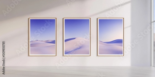 Desert Art Trio:  A set of ...