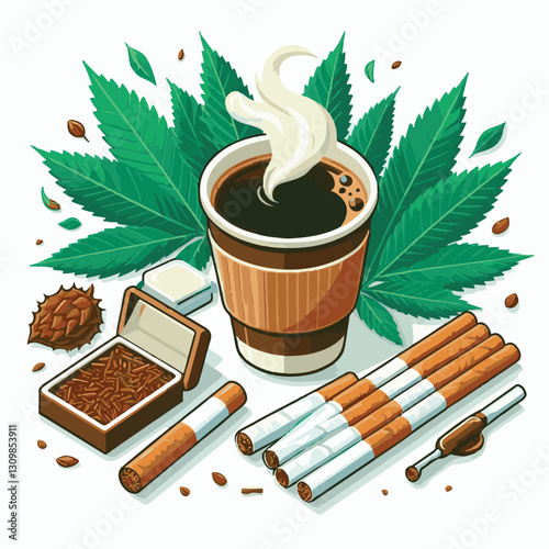 tobacco, nicotine, cigarette, health, background, cigar, smoke, cancer, leaf, addiction, risk, narcotic, unhealthy, toxic, plant, danger, industry, natural, crop, product, organic, nature, habit, harv