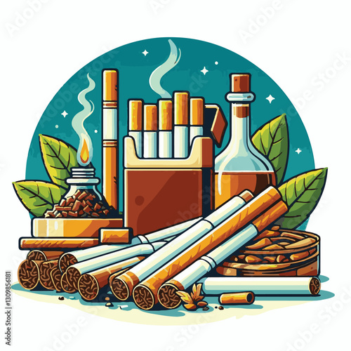 tobacco, nicotine, cigarette, health, background, cigar, smoke, cancer, leaf, addiction, risk, narcotic, unhealthy, toxic, plant, danger, industry, natural, crop, product, organic, nature, habit, harv