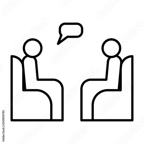 conversation line icon