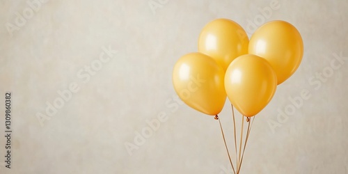 Golden Balloons on Display:...