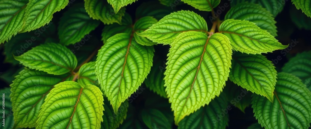 Vibrant green leaves, intricate details, isolated, environmentally friendly, outdoor Vibrant green leaves, intricate details, isolated, environmentally friendly, outdoor