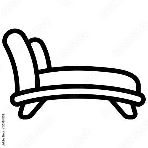 lounge chair icon