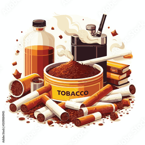 tobacco, nicotine, cigarette, health, background, cigar, smoke, cancer, leaf, addiction, risk, narcotic, unhealthy, toxic, plant, danger, industry, natural, crop, product, organic, nature, habit, harv