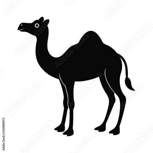 camel on white background