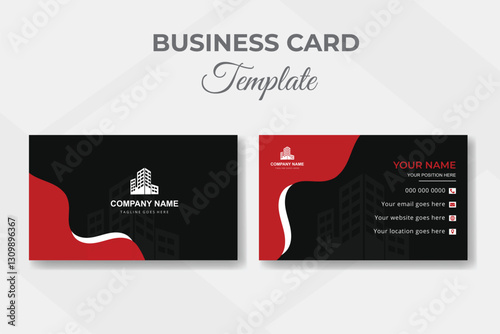 Professional real state business card design template