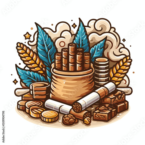 tobacco, nicotine, cigarette, health, background, cigar, smoke, cancer, leaf, addiction, risk, narcotic, unhealthy, toxic, plant, danger, industry, natural, crop, product, organic, nature, habit, harv