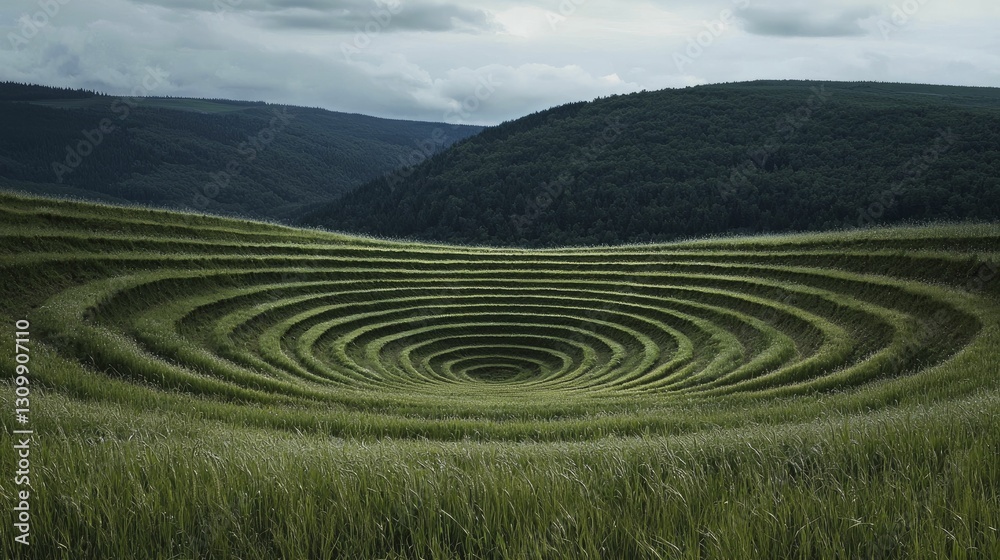 Abstract patterns of agricultural fields divided by neat lines, symbolizing order in nature’s chaos. Abstract patterns of agricultural fields divided by neat lines, symbolizing order in nature’s chaos.