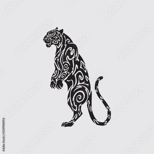 vector image of a lion