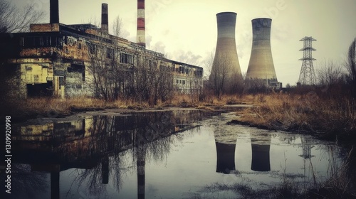 The Decay of an Old Nuclear Facility after Catastrophic Events photo