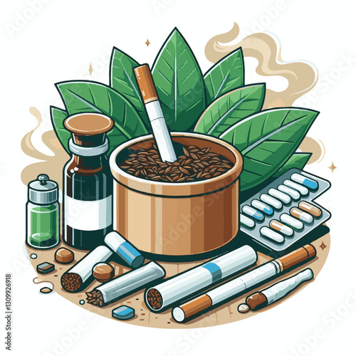 tobacco, nicotine, cigarette, health, background, cigar, smoke, cancer, leaf, addiction, risk, narcotic, unhealthy, toxic, plant, danger, industry, natural, crop, product, organic, nature, habit, harv