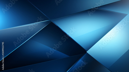 A 3D geometric abstract design featuring a large V-shaped triangle, perfect for a futuristic display.

