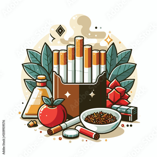 tobacco, nicotine, cigarette, health, background, cigar, smoke, cancer, leaf, addiction, risk, narcotic, unhealthy, toxic, plant, danger, industry, natural, crop, product, organic, nature, habit, harv