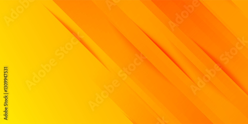 Abstract yellow square shape with futuristic concept background modern art