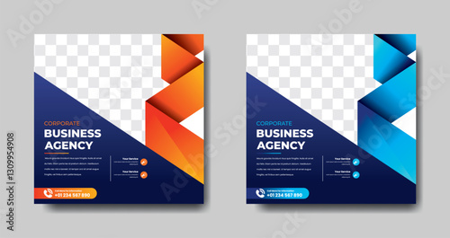 Corporate Business Agency Social Media Post Template
