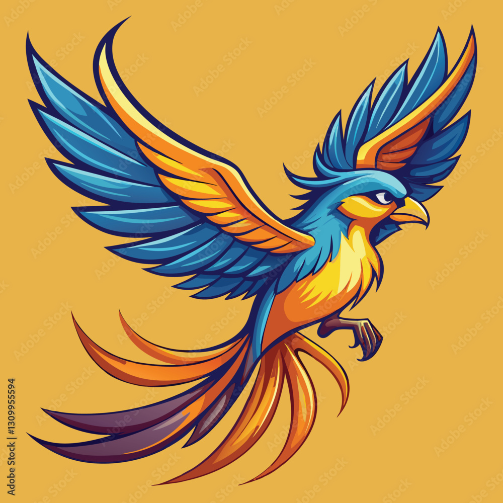 Obraz premium bird, eagle, vector, illustration, animal, cartoon, flying, wing, symbol, wings, feather, fly, hawk, design, nature, dove, wildlife, tattoo, beak, wild, head, toucan, black, sign, freedom