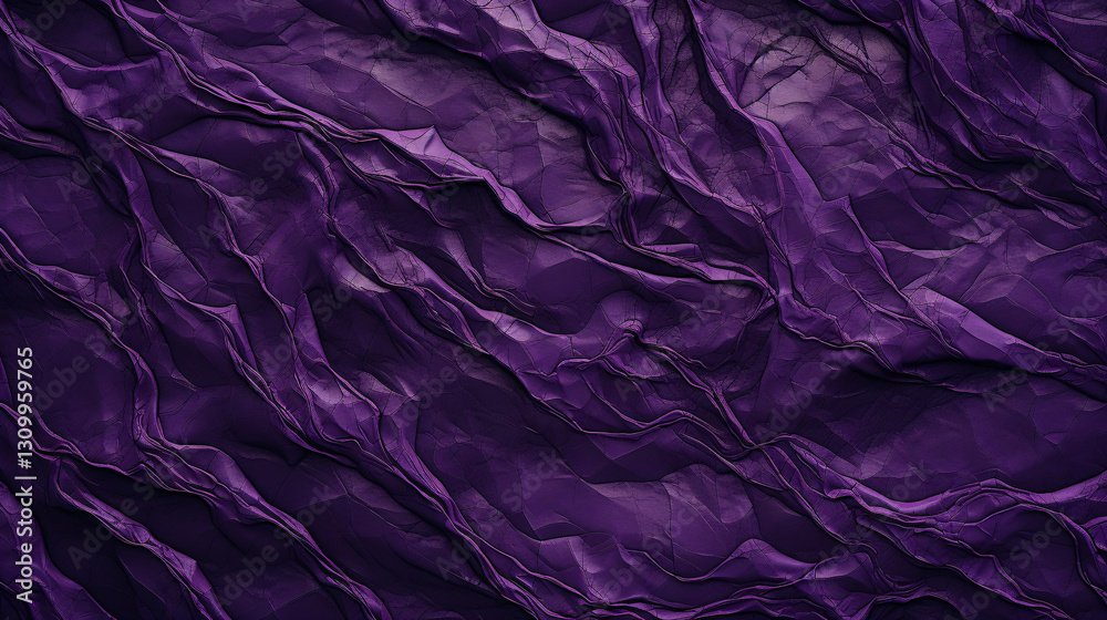 Obraz premium A vibrant purple surface with abstract patterns creates a visually dynamic and engaging presentation backdrop.