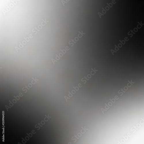 Abstract Black and White Gradient Background with Soft Light Effects