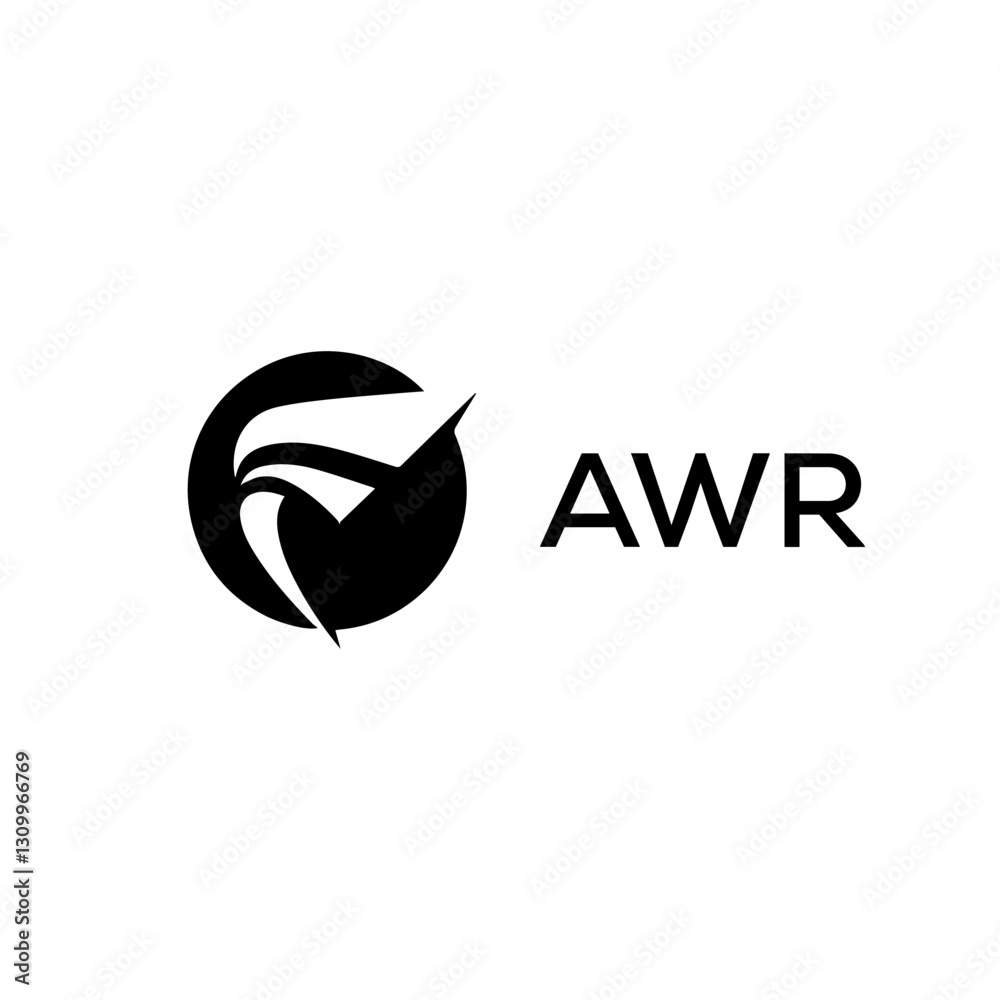 Fototapeta premium AWR Letter Logo