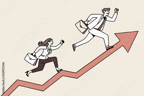 FOMO, Fear of missing out in crypto, feeling or anxiety to follow trend or people who share high profit experience concept, greed businessman run to follow people who get rich with crypto trading.