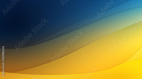 A dark blue gradient background alternating with dark yellow, perfect for web tech wallpapers, displays, and presentations.

