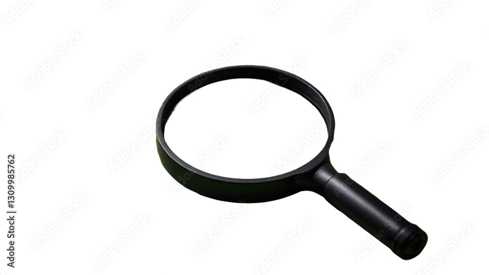 magnifying glass on a transparent background magnifying glass on a transparent background