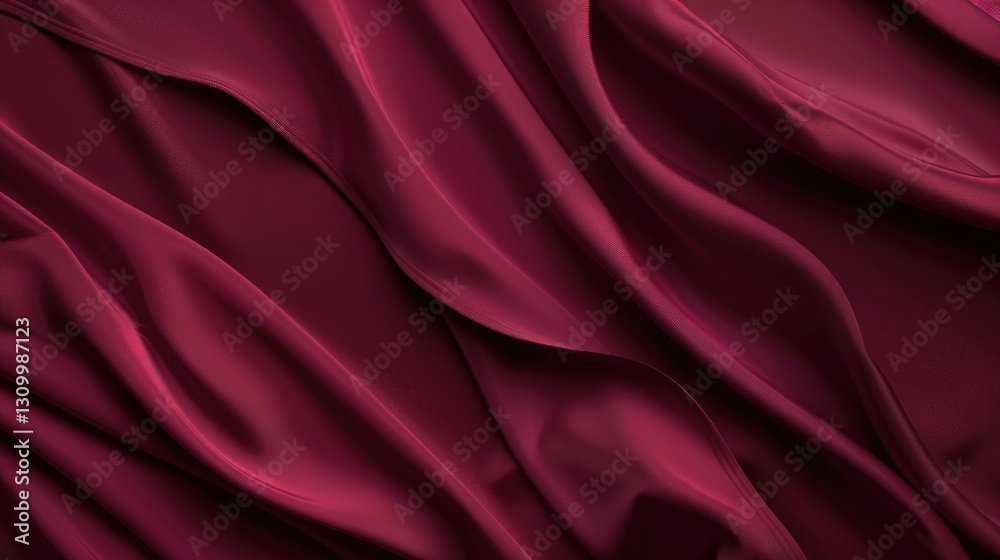 Obraz premium Elegant Maroon Textile for Fashion Backdrops