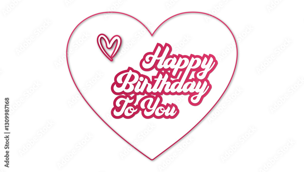 Happy birthday typography vector Design. Happy birthday typography vector Design.