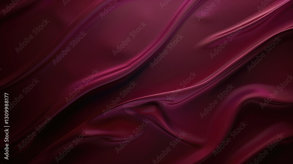 Obraz premium Smooth Maroon Silk for Fashion and Luxury Themes