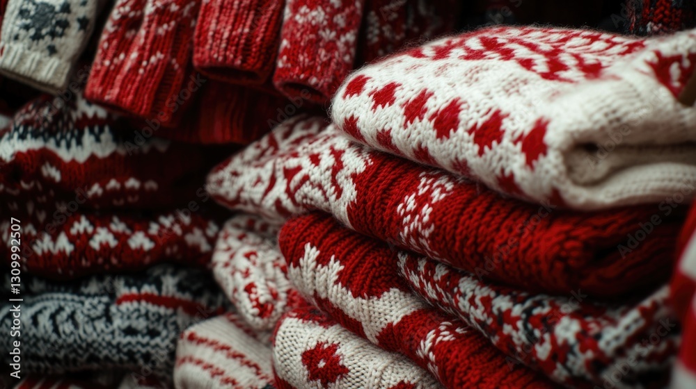 Fototapeta premium Stacked sweaters