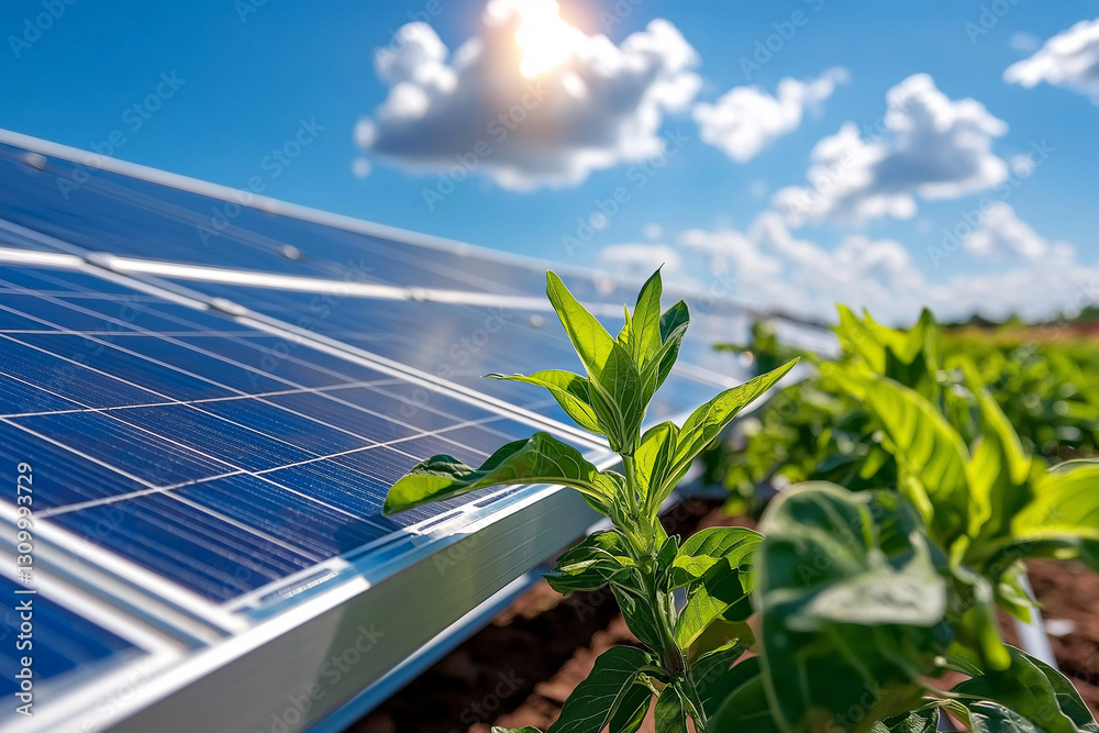 Fototapeta premium solar power plant