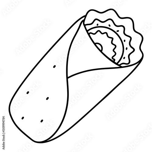 Abstract black and white illustration of a human figure with unique anatomy