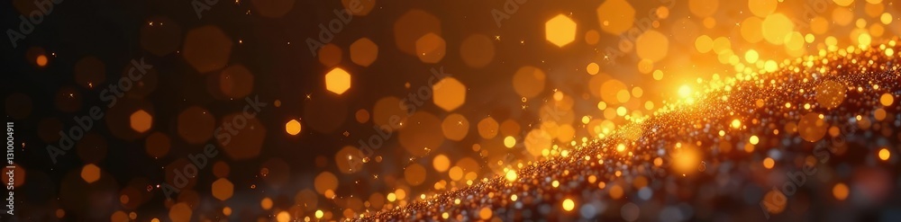 Sparkling gold dust particles suspended in air, luminous sparkle, Golden sparkles loop background, light textured Sparkling gold dust particles suspended in air, luminous sparkle, Golden sparkles loop background, light textured
