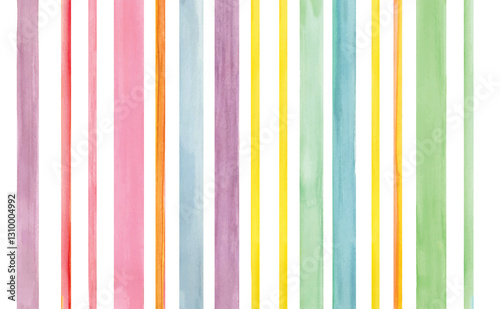 hand drawn watercolor stripes pattern.  colorful. wallpaper ,  spring and summer stripes unique stripes, decor items 