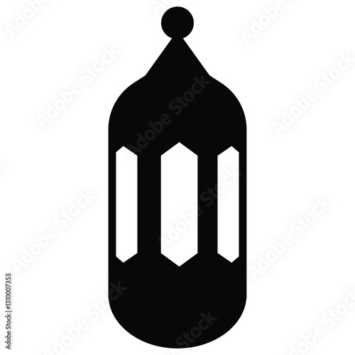 Lantern icon vector 
