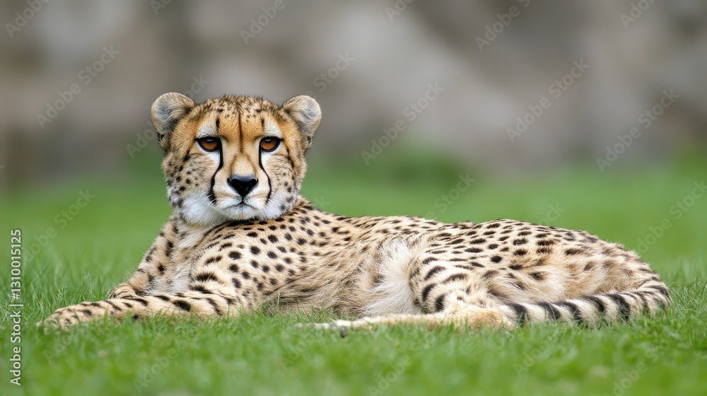 Resting Cheetah: A Portrait of Grace and Power in Repose Resting Cheetah: A Portrait of Grace and Power in Repose
