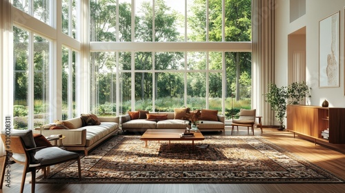 Enhancing comfort in a spacious open-concept living room modern home interior design guide cozy ambiance inviting space