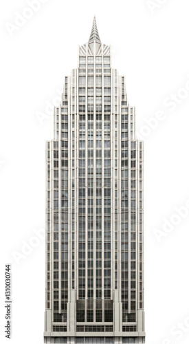 PNG  Tall retro office skyscraper building top architecture tower city.