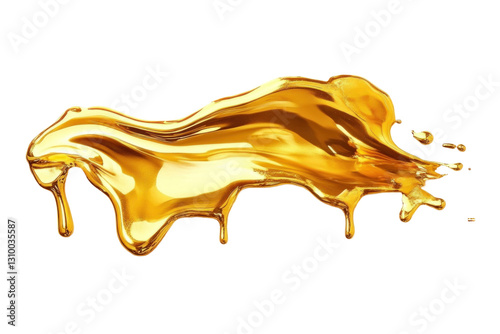 melted gold dripping