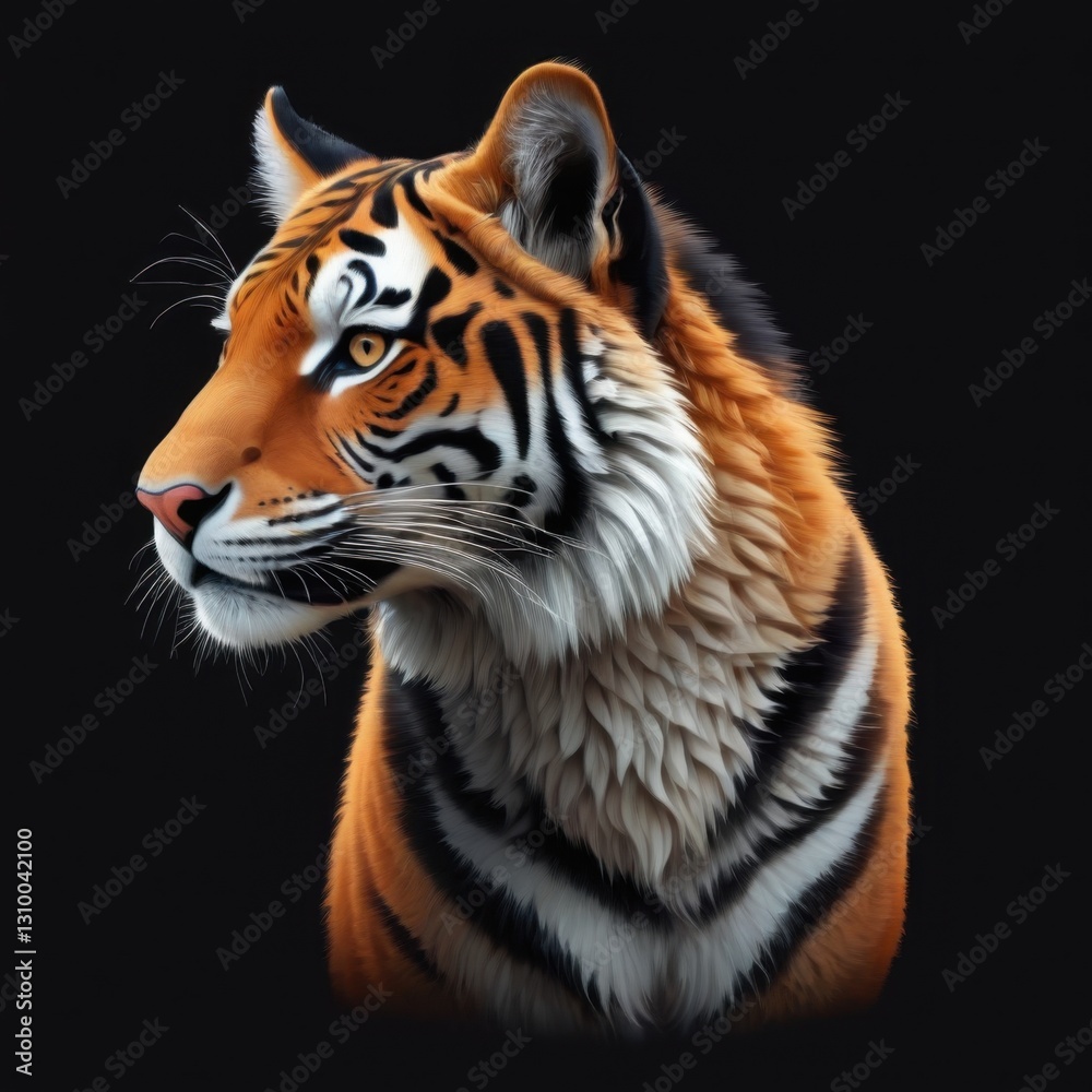 Obraz premium animal on black background