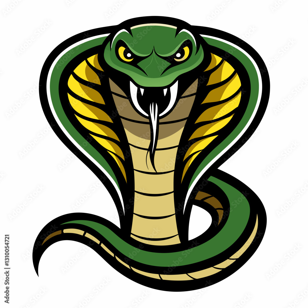 Fototapeta premium Simple Cobra Snake Logo Design Collections