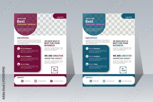 Colorful Marketing business flyer design template set, flyer in a4 for Colorful Business Proposal, progression, proclaim, publication, cover page, corporate trendy style flyer design

