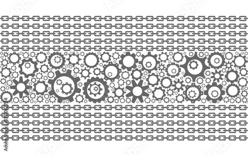 GearsBlock-A sector with gear icons inside neat rows of chains at the top and bottom
2.eps