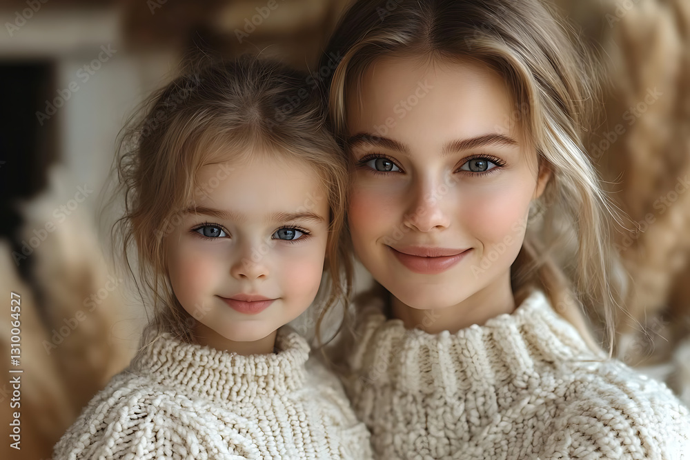 A touching image of a mother and child sharing a warm embrace, captured in soft, gentle tones. A touching image of a mother and child sharing a warm embrace, captured in soft, gentle tones.