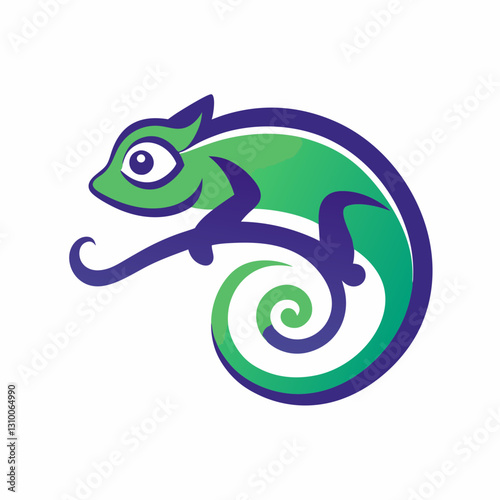 Simple Chameleon Logo Design Collections